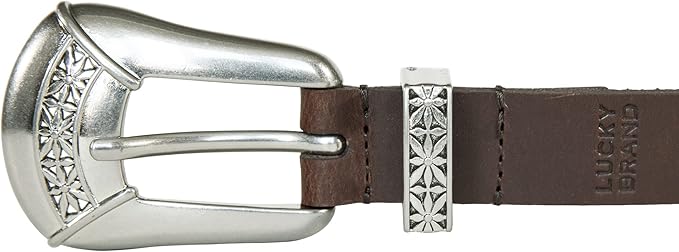 Lucky Brand Women's Western-Inspired Leather Belt | Classic | American Heritage | Casual | Vintage | Cowboy