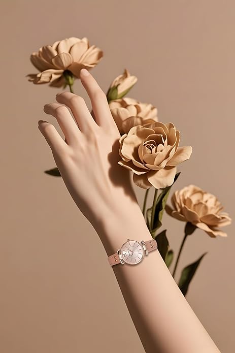 Women's Leather Strap Watch, Womens Watch Wristwatch for Women