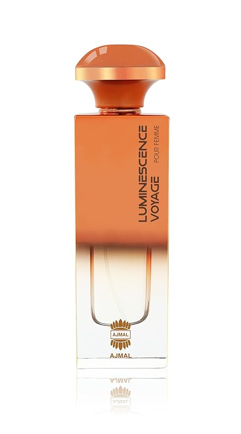 Ajmal Luminescence Voyage Femme Eau de Parfum for Women, 3.4 fl oz / 100 ml, Elegant Floral Fruity Fragrance, Long Lasting Women’s Perfume, Made in Dubai