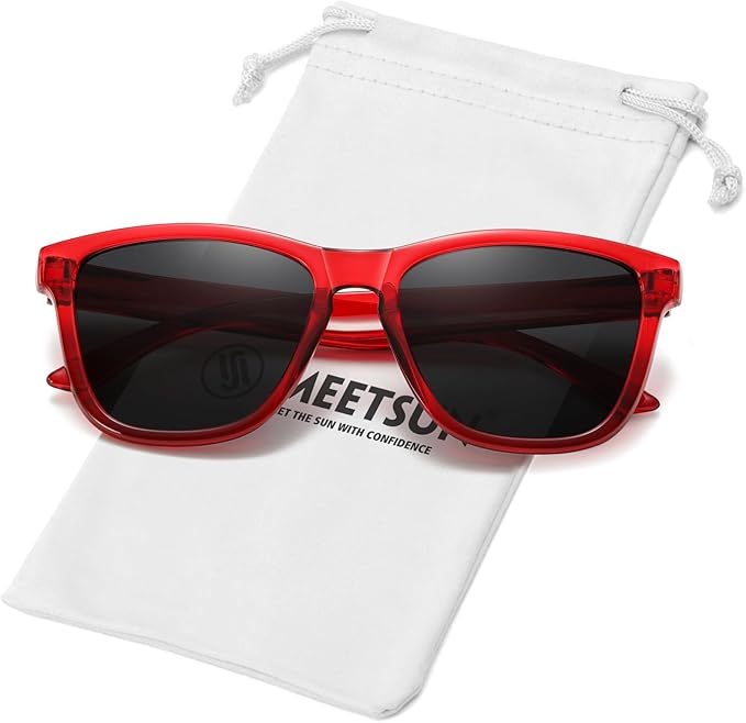 MEETSUN Polarized Sunglasses for Women Men Trendy Classic Retro Designer Style
