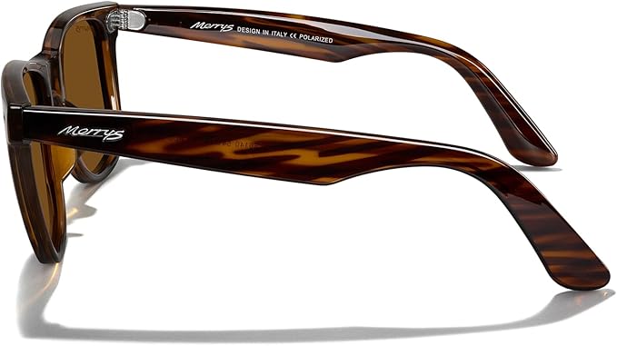 MERRY'S Classic Square Shape Polarized Sunglasses for Womens Mens Retro Designer UV400 Sun Glasses S6140