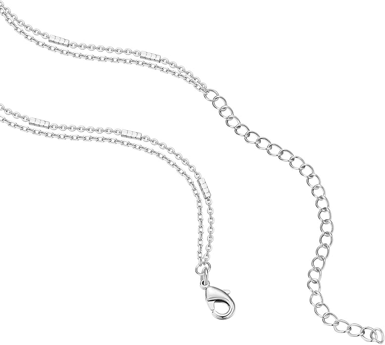 PAVOI 14K Gold Plated Layering Necklaces | Stylish Minimalist Design Pendant Necklaces | Bar, Circle, Lotus, Disc, Dog Tag, Horizontal Bar Pendants for Women