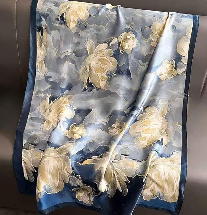 Xyueanlo Scarfs for Women Lightweight Scarves Fashion Print Floral Pattern Head Scarf Wraps Shawls