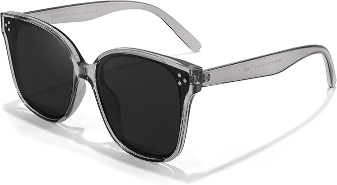 FEISEDY Oversized Polarized Sunglasses - UV400 Protection, Square Fashion Sun Glasses for Outdoor & Daily B2600