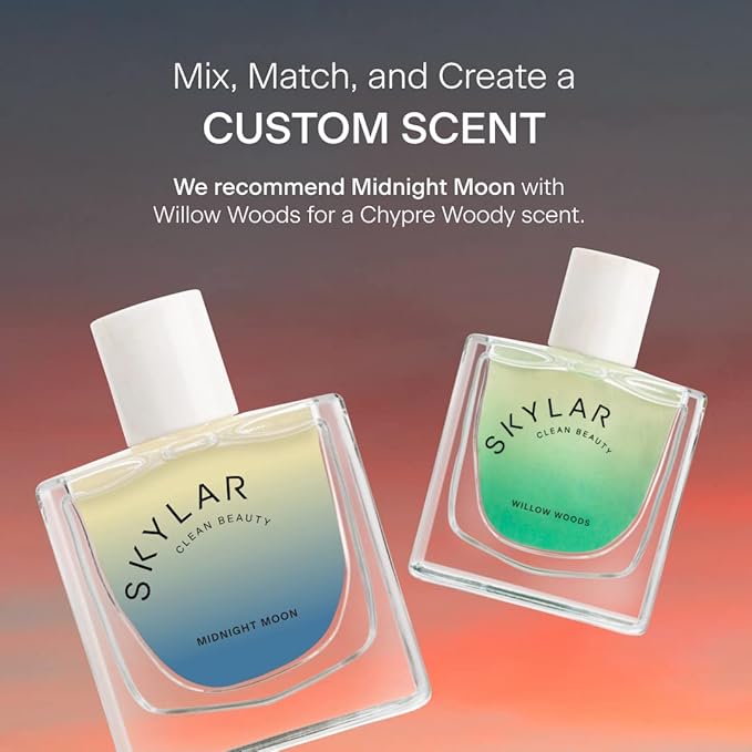 Skylar Midnight Moon Eau de Parfum- Hypoallergenic & Clean Perfume for Women & Men, Vegan & Safe for Sensitive Skin - Floral Perfume, Italian Bergamot, Cranberries & Vetiver - 50mL /1.7 Fl oz