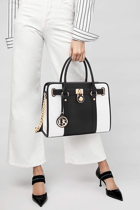 Dasein Handbags Purses Set for Women Top Handle Satchel Shoulder Bags Large Work Tote Bag with Matching Wallet