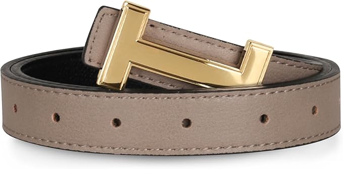 Relang Women's Belts with Gold Buckle, Fashion Waist Band, Elegant Ladies' Belt, Gift for Women