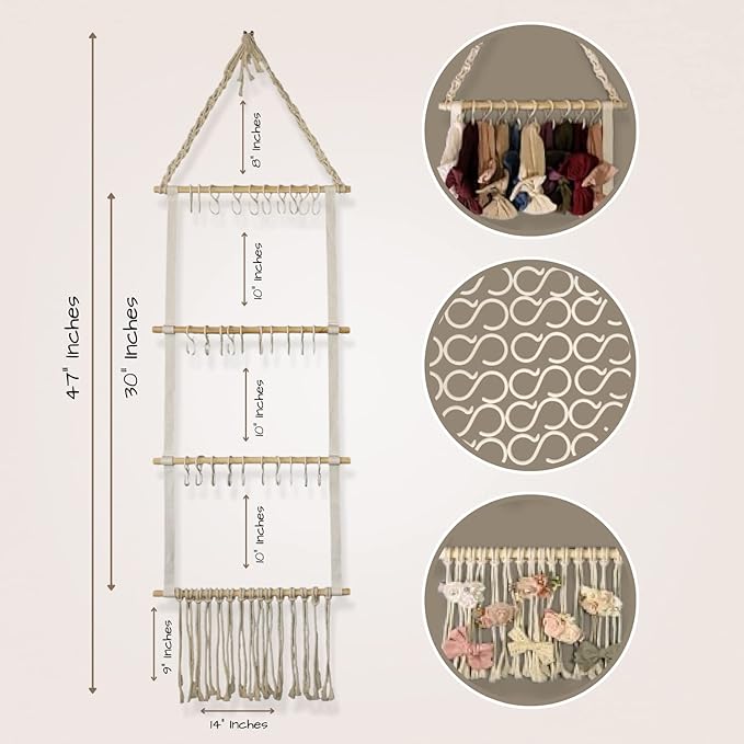 Baby Headband Holder - Organizer for Girls' Bows & Headbands