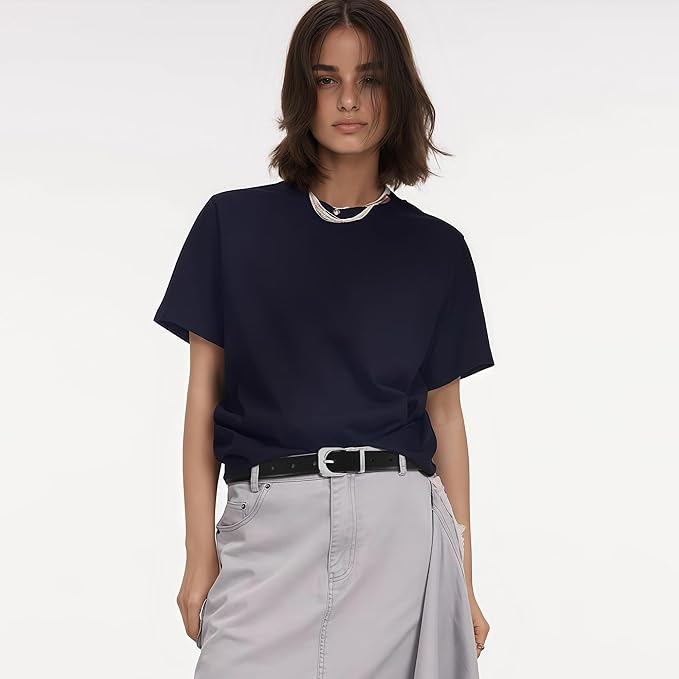 Earnda Belts for Women Faux Leather Waist Belt with Gold/Silver Buckle Casual Jeans Pants Dresses