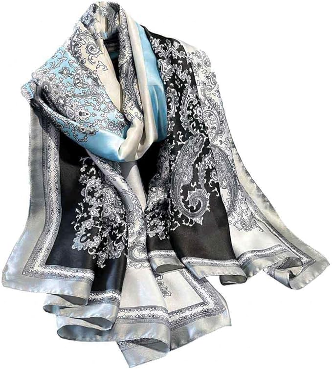 Xyueanlo Scarfs for Women Lightweight Scarves Fashion Print Floral Pattern Head Scarf Wraps Shawls