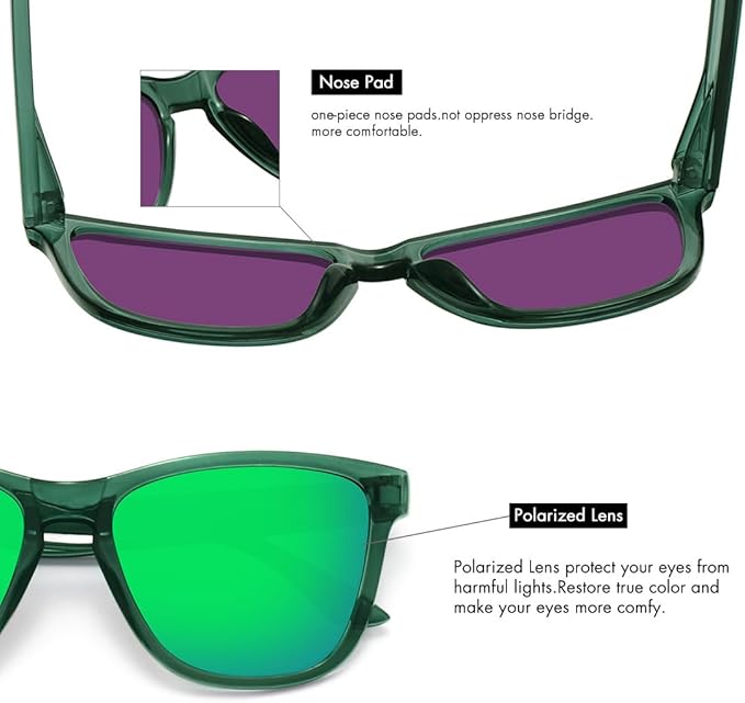 MEETSUN Polarized Sunglasses for Women Men Trendy Classic Retro Designer Style