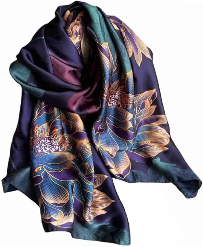 Xyueanlo Scarfs for Women Lightweight Scarves Fashion Print Floral Pattern Head Scarf Wraps Shawls