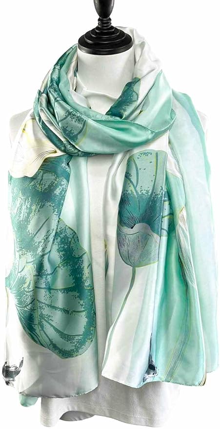 Xyueanlo Scarfs for Women Lightweight Scarves Fashion Print Floral Pattern Head Scarf Wraps Shawls