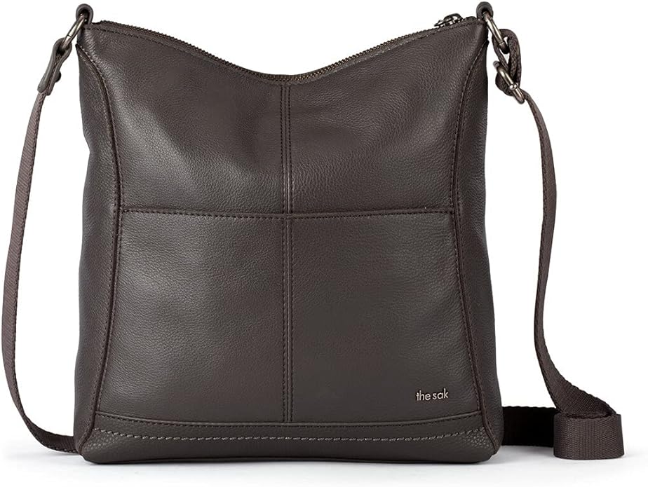 The Sak Lucia Crossbody Bag in Leather, Convertible Purse with Adjustable Strap