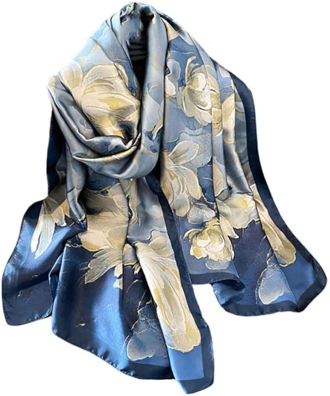 Xyueanlo Scarfs for Women Lightweight Scarves Fashion Print Floral Pattern Head Scarf Wraps Shawls