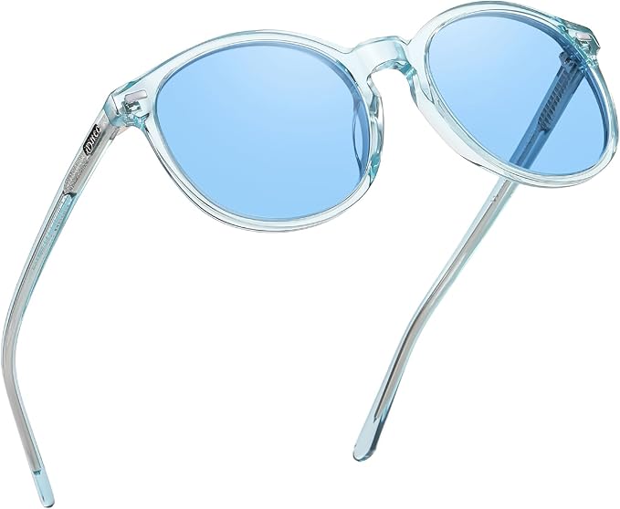DUCO Polarized Sunglasses for Women Retro Round Women's Sunglasses Classic Vintage UV400 Shades DC1230