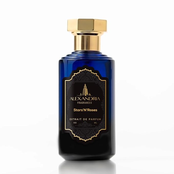 Alexandria Fragrances Stars'N'Roses Perfume - Premium Eau de Parfum Inspired by Designer Scents - Luxury Unisex Fragrance with Blend of Rose, Honey & Citrus - Men's cologne for Every Event - 60ml