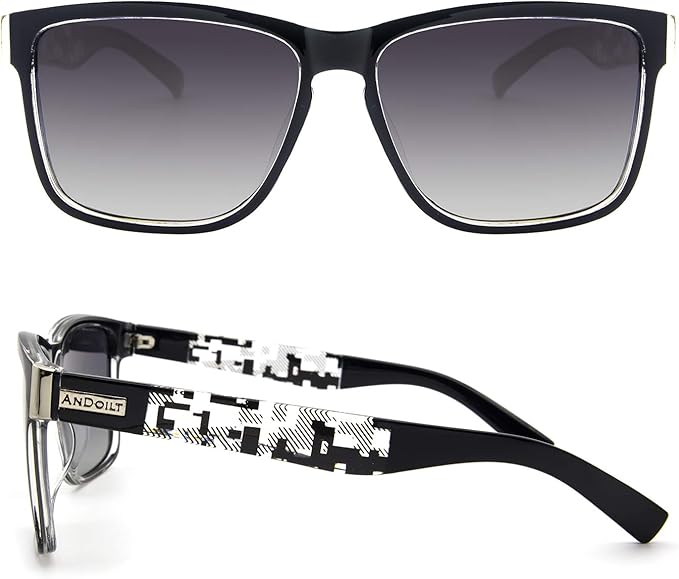 ANDOILT Sport Polarized Square Sunglasses