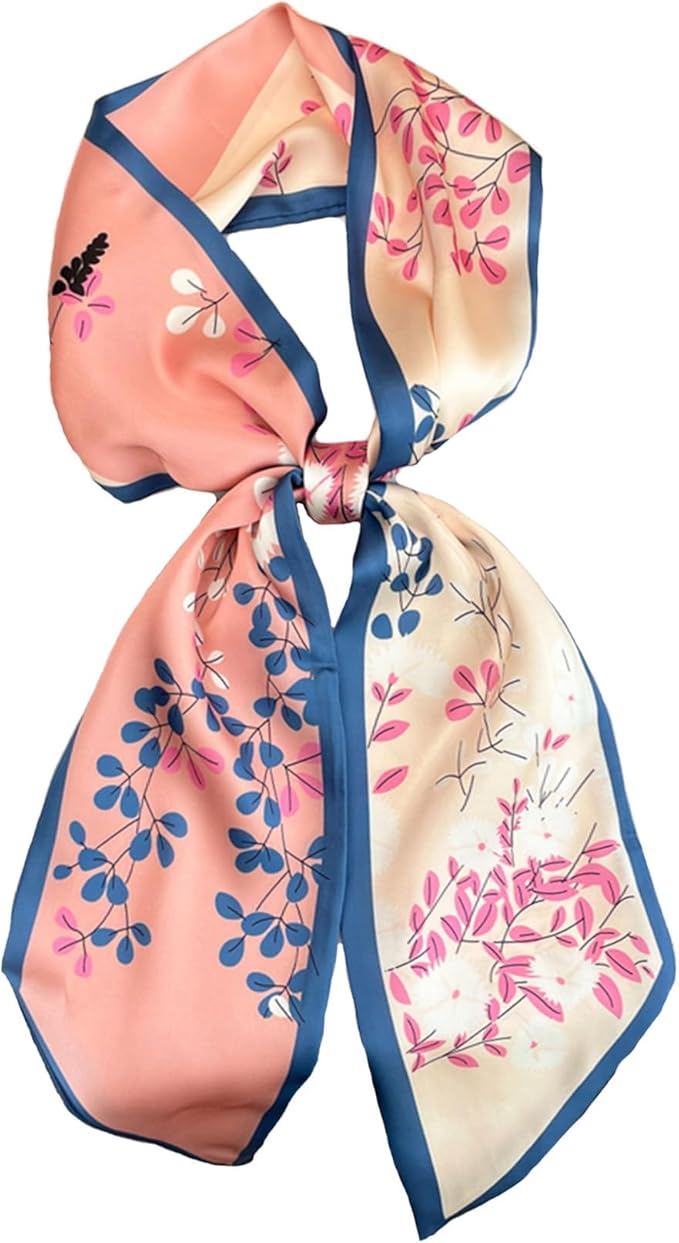 Purse Scarf For Handbags Head Scarves For Women's Hair Bags Scarfs Long Skinny Scarves Fashion Silky