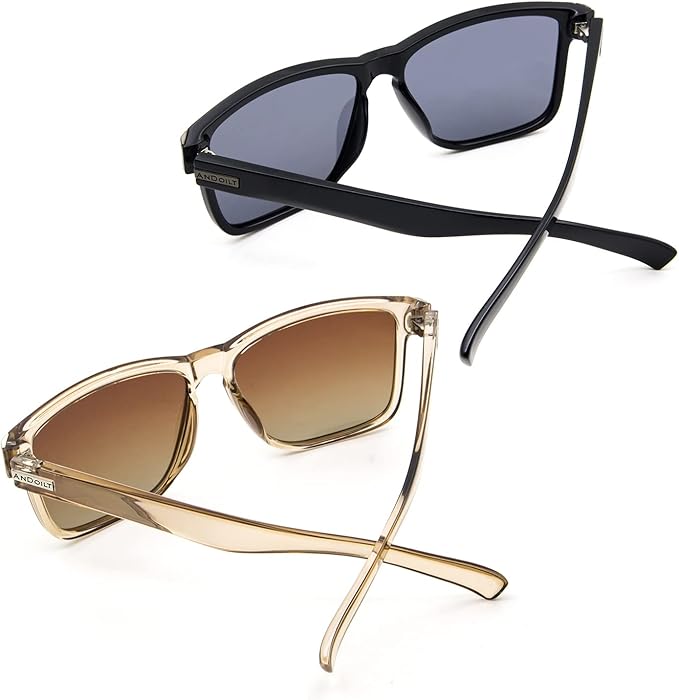 ANDOILT Sport Polarized Square Sunglasses