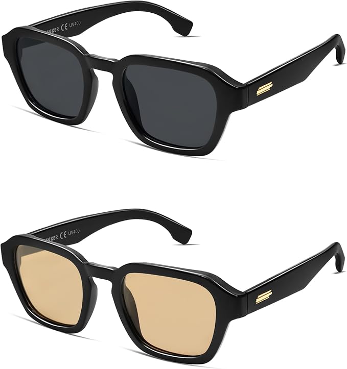VANLINKER Retro Vintage Polarized Trendy Small Square Sunglasses for Women Men 2025 Fashion Shades VL9858