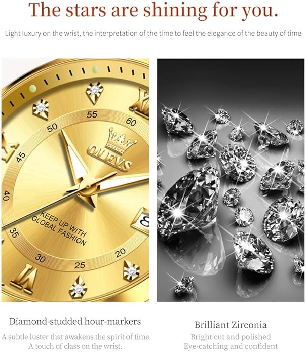OLEVS Watch Women,Watches for Women,Luxury Casual Stainless Steel Women's Wrist Watches Classic Small Face Dress Analog Womens Watches with Date Easy to Read Waterproof Luminous Quartz Ladies Watches