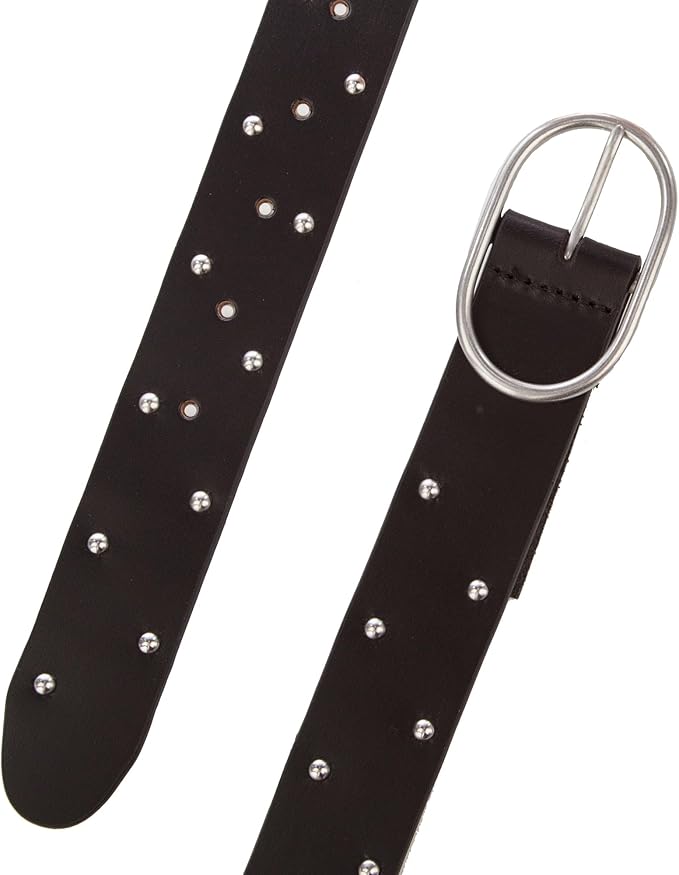 Lucky Brand womens Studded Leather Belt | Stylish | Classic | Modern | Jeans | Pants | Skirt | Dress