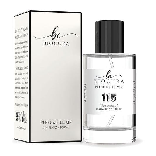 BC Perfume 115 Inspired by Chanova Madame Couture For Women Fragrance Eau de Parfum Spray 3.4 Fl Oz/100ml-X1
