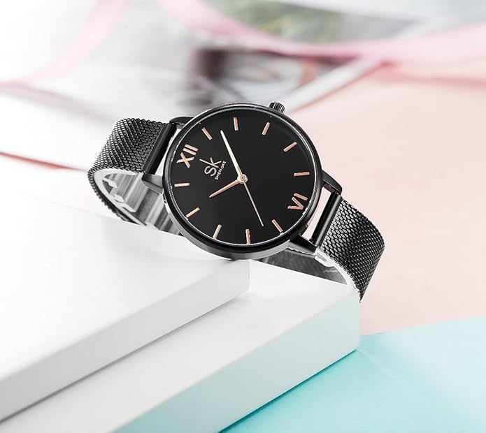 SHENGKE Simplicity Creative Women Watch Genuine Leather Elegant Women Watches Ladies Business Wristwatch