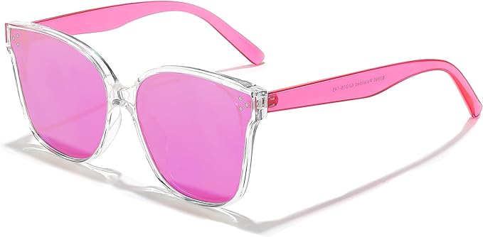 FEISEDY Oversized Polarized Sunglasses - UV400 Protection, Square Fashion Sun Glasses for Outdoor & Daily B2600