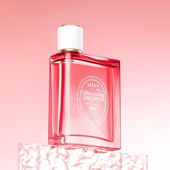 Sttes Perfume 400# – June Flower Fruit – Eau de Parfum, 2 Bottles Total 6.8 fl oz – Long-Lasting Floral Fruity Gourmet Fragrance for Women and Men