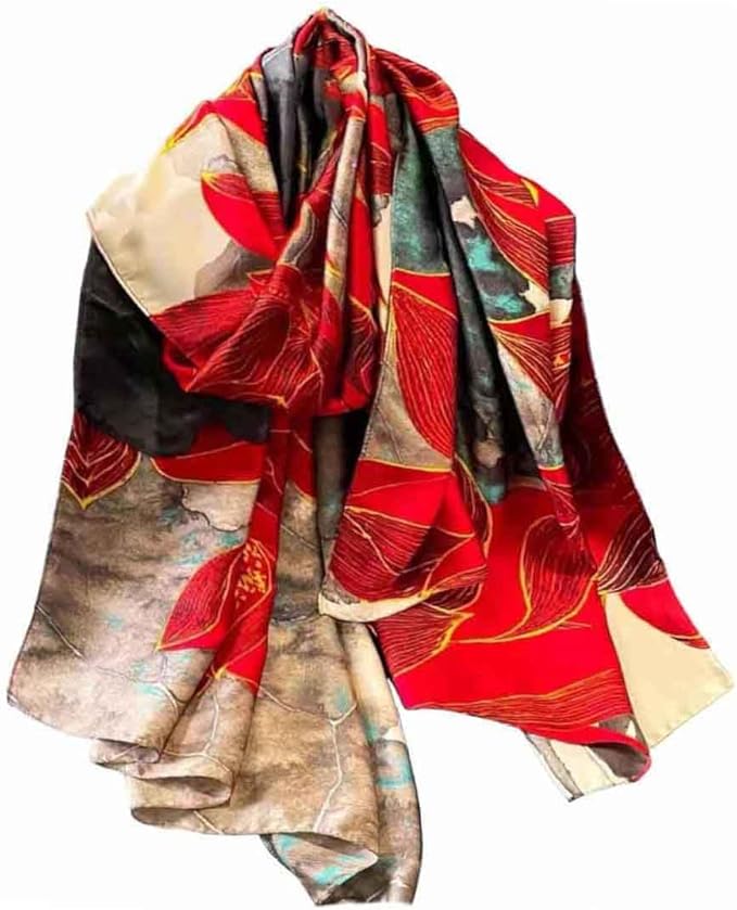 Xyueanlo Scarfs for Women Lightweight Scarves Fashion Print Floral Pattern Head Scarf Wraps Shawls