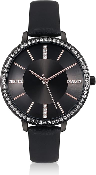 Women's Watches Leather Band Luxury Quartz Watches Waterproof Fashion Creative Wristwatch for Women Ladies
