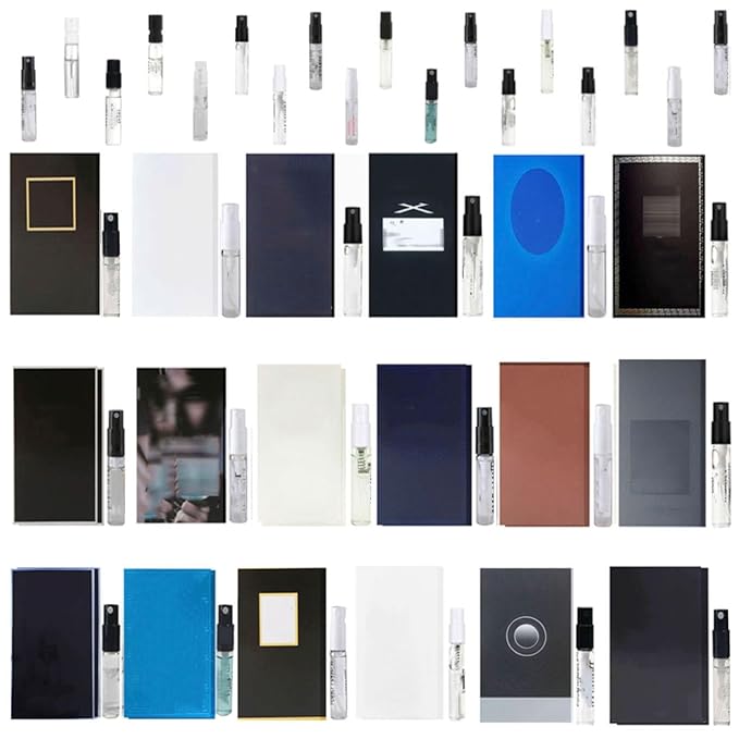 18 Piece Men's Cologne Samples Set - Designer Fragrance Perfume Sampler for Men - High-End Luxury Perfume Vials Collection for Work,Exercise,Travel