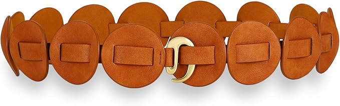Women's Belt Fashion Buckle Premium Synthetic Leather Ladie Belts for Jeans Minimalist Design Gifts for Women