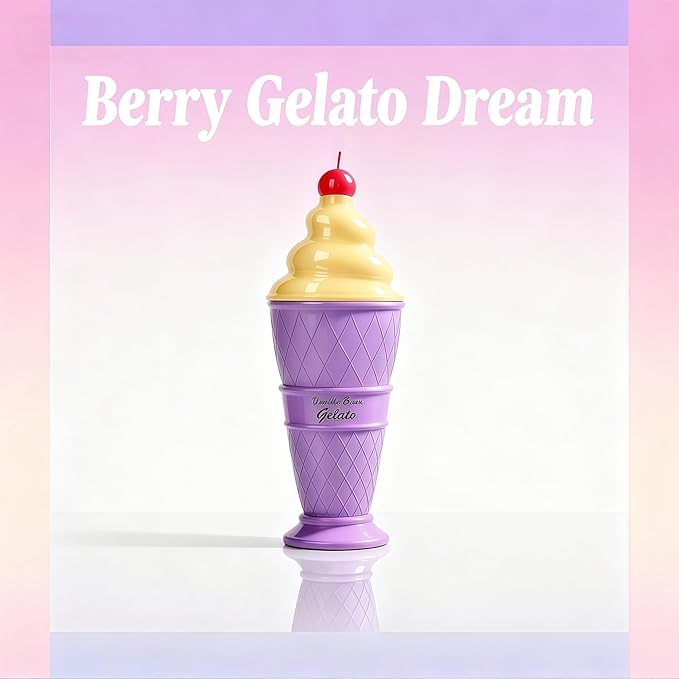 VANILLA BEAN GELATO, Perfume for Women, Long Lasting EDP, Feminine Scent, Delicate Fragrances for Women, Day to Night Wear, 3.4 Fl Oz