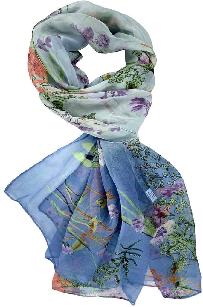 Xyueanlo Scarfs for Women Lightweight Scarves Fashion Print Floral Pattern Scarf Shawls