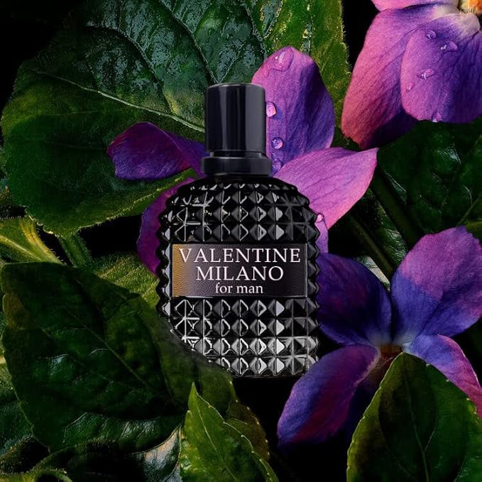 Perfume for Men Valentine Milano Eau de Toilette Natural Spray Men Cologne Masculine Scent 3.4 Fl Oz/100ML 2Pack