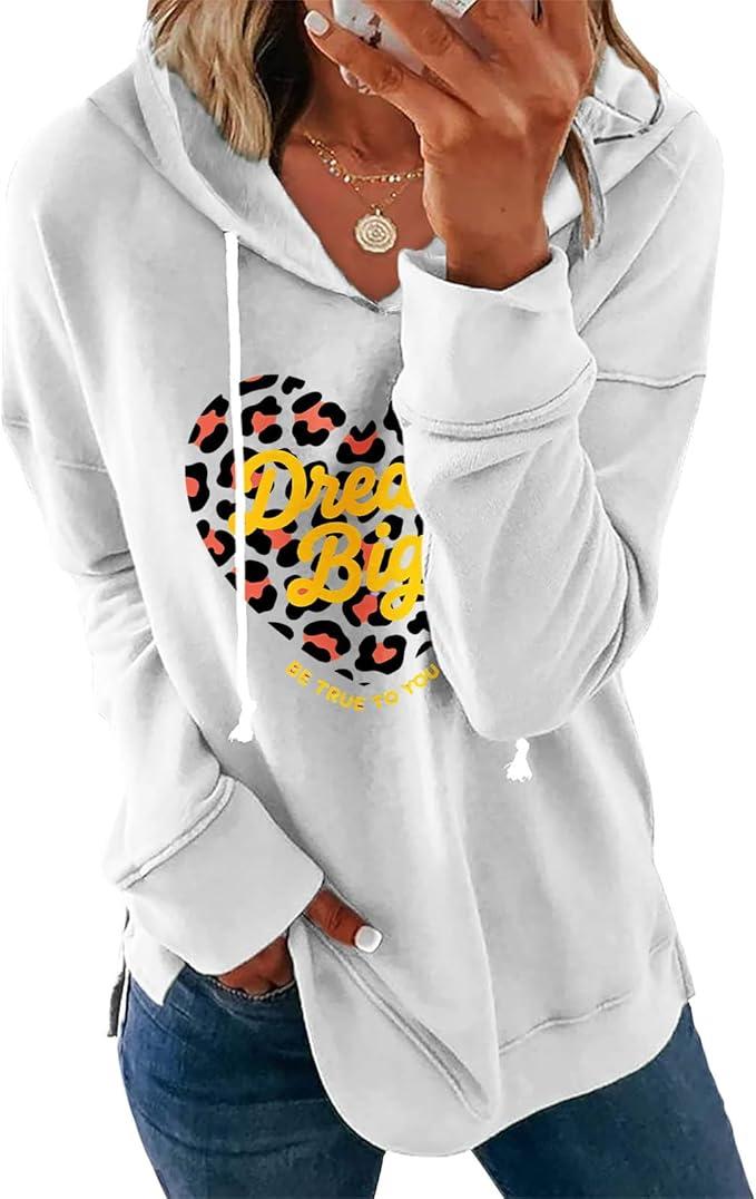 Women's Brick Red Hoodie Pullover Sweatshirt Cotton Blend Loose Fit Long Sleeve Fall Winter Top
