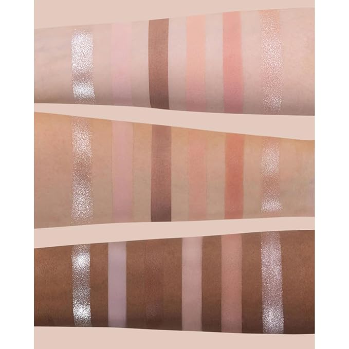 Flower Knows Swan Ballet Six-Color Makeup Palette,Neutral Pink Eyeshadow with 4 Matte + 2 Shimmer Shades,Blendable Smooth Cute Eye Makeup,0.23 Oz(01 White Swan)