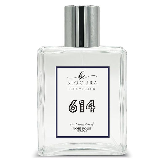 BC Perfume 614 Inspired by Noir Pour Femme For Women Replica Fragrance Dupes Eau de Parfum Spray Bottle 3.4 Fl Oz/100ml