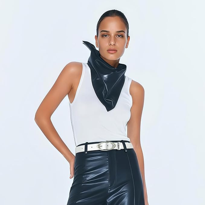 Earnda Women Faux Leather Belt for Jeans Pants Fashion Ladies Waist Belts with Gold Silver Oval Buckle