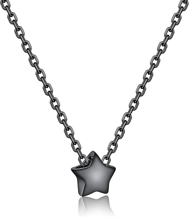 PROSILVER 925 Sterling Silver Necklace for Women | Dainty Delicate Adjustable Choker with Heart/Star/Moon/Vertical Bar Pendant, Hypoallergenic Tarnish Resistant Everyday Jewelry Gift for Her