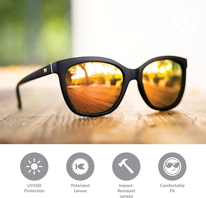 Knockaround Deja Views Polarized Sunglasses for Women & Men - Trendy Sunglasses - UV400 Protection