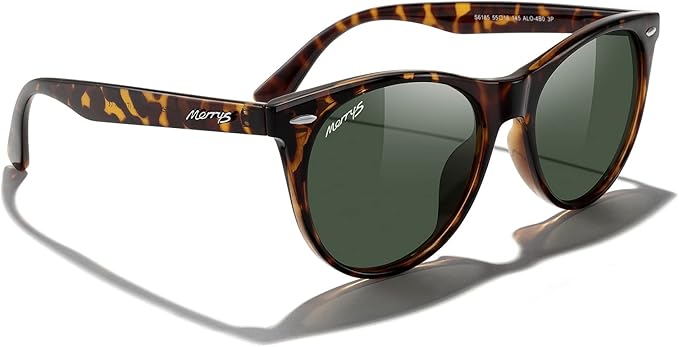 MERRY'S Retro Round Polarized Sunglasses for Women Fashion Trendy Shades S6185