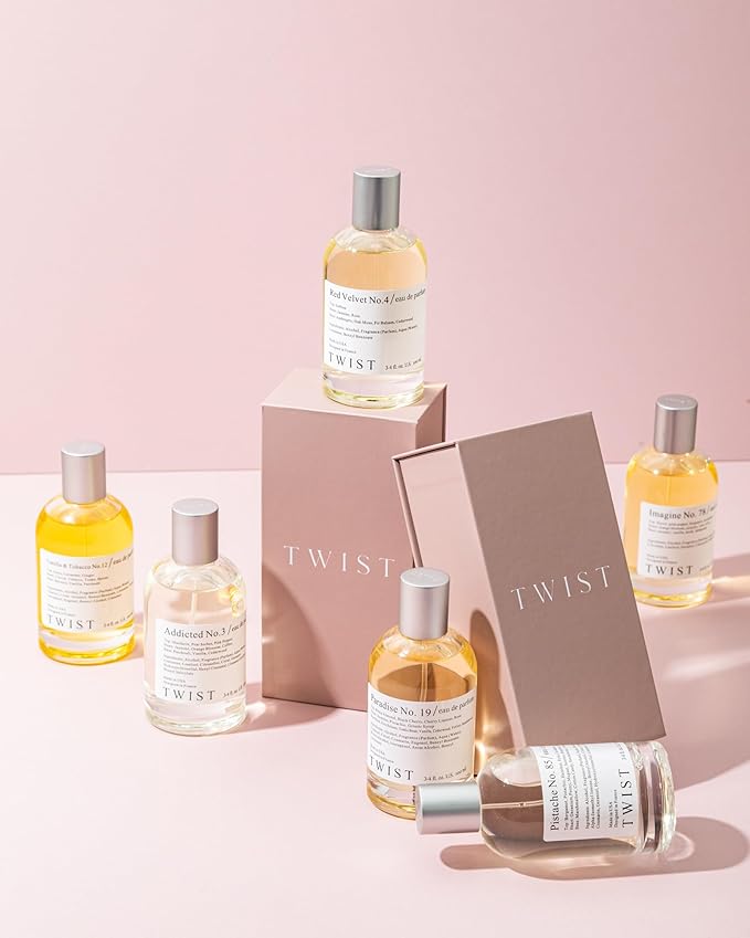 Twist Sky No. 101 - Eau De Parfum Inspired by A. Grande's Cloud, Long-Lasting Perfume For Women, Paraben Free, Vegan, Clean Ingredients, Fragrance - Spray 100 ml (3.4 fl. oz.)