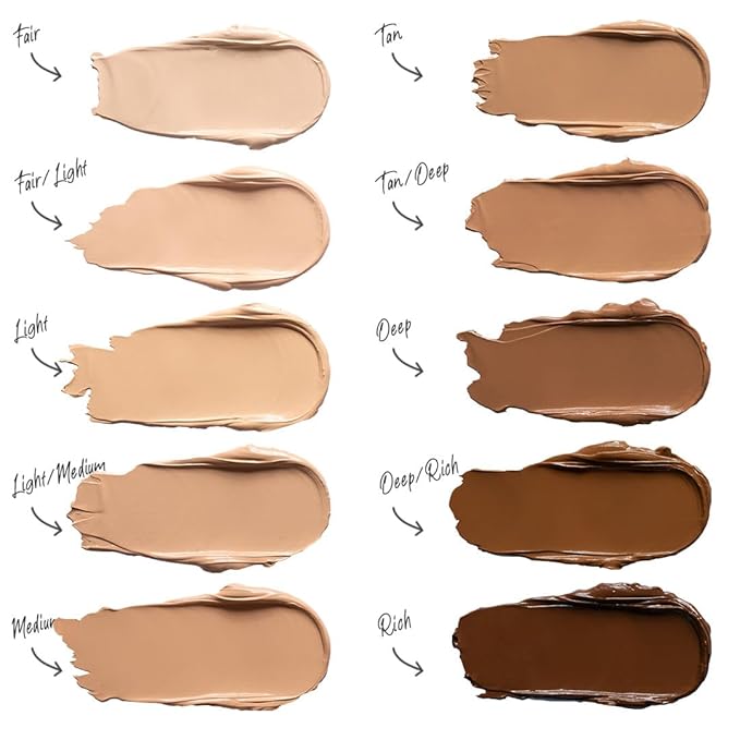Doll 10 TCE Liquid Filter – CC Cream - Liquid Foundation - Lightweight Tinted Moisturizer & Skin Tint - Blurs Pores & Fine Lines - Vegan - Clean Makeup - [Tan] - 30 Day Supply