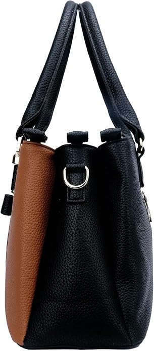 KKXIU 3 Zippered Compartments Purses and Handbags for Women Top Handle Satchel Shoulder Ladies Bags