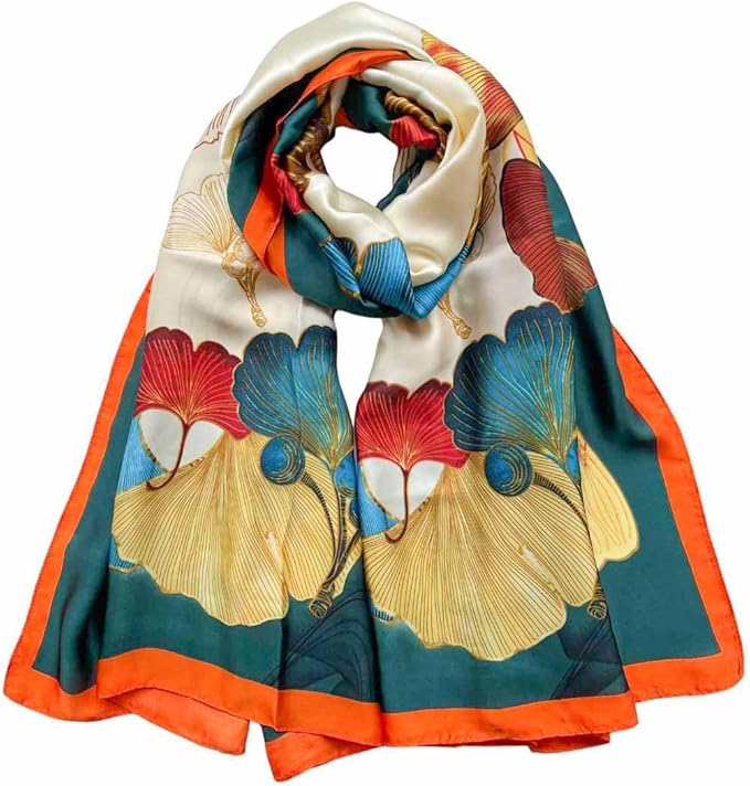 Xyueanlo Scarfs for Women Lightweight Scarves Fashion Print Floral Pattern Head Scarf Wraps Shawls