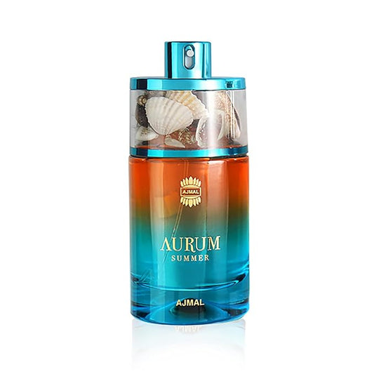 Ajmal Aurum Summer Eau de Parfum for Women, 2.5 fl oz / 75 ml, Fresh Floral Fruity Summer Fragrance, Long Lasting Women’s Perfume, Made in Dubai